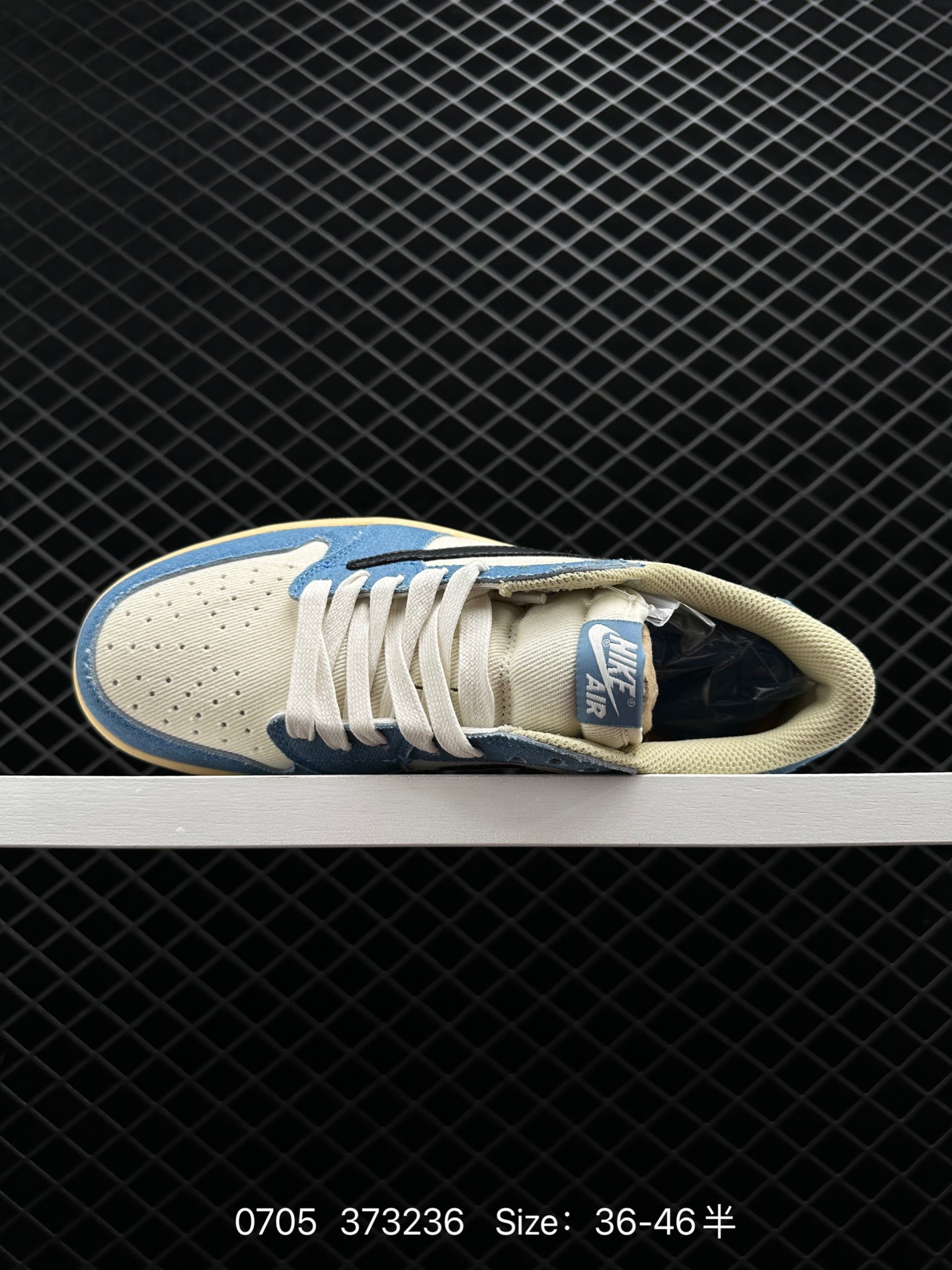 fragment design x Travis Scott x Nike Air Jordan 1 Low OG SP”Black/Green Toe“AJ1